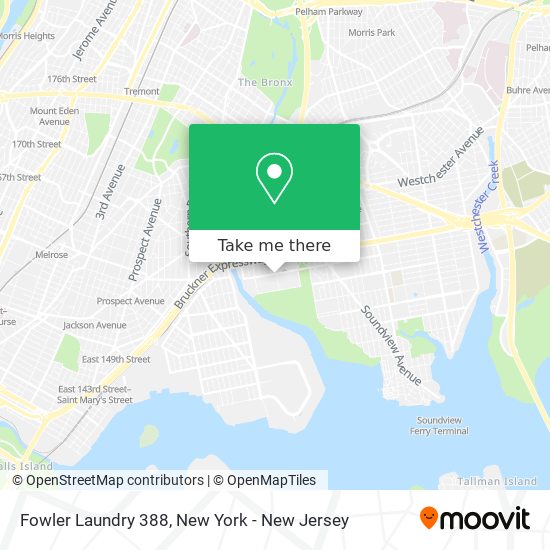 Mapa de Fowler Laundry 388