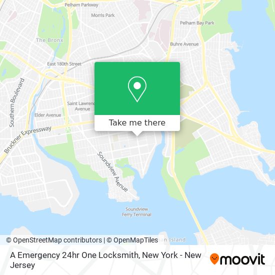 Mapa de A Emergency 24hr One Locksmith