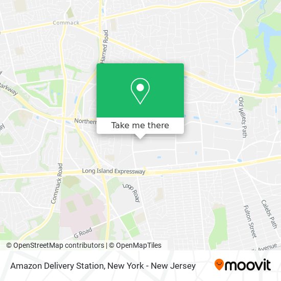 Mapa de Amazon Delivery Station