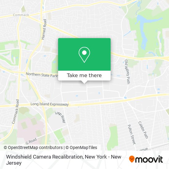 Windshield Camera Recalibration map