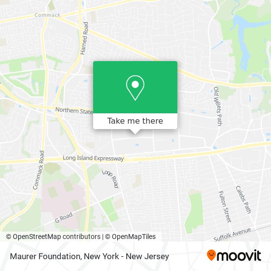 Maurer Foundation map