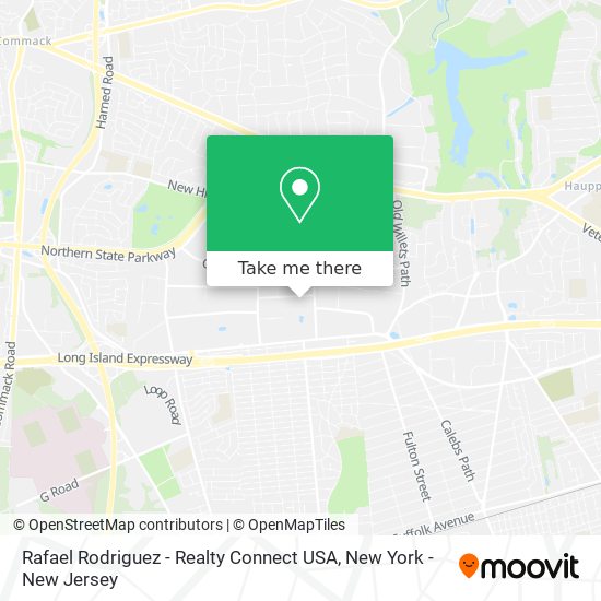 Mapa de Rafael Rodriguez - Realty Connect USA