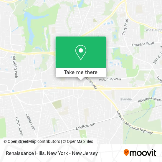 Renaissance Hills map