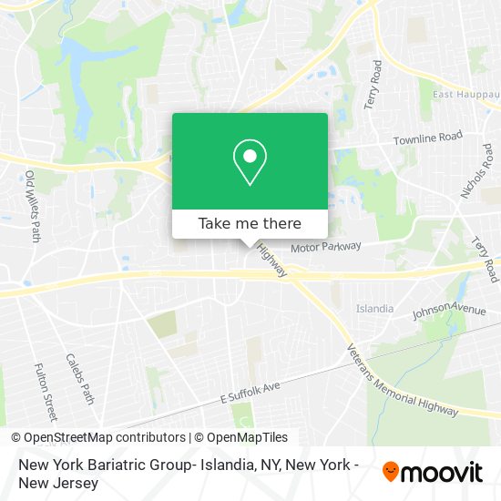 New York Bariatric Group- Islandia, NY map