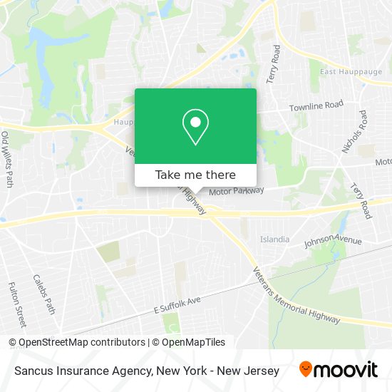 Mapa de Sancus Insurance Agency