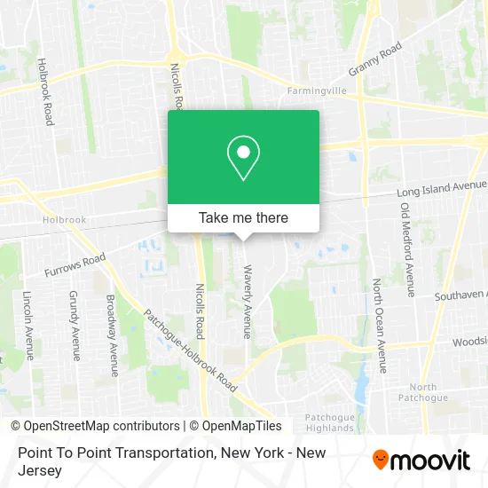 Point To Point Transportation map
