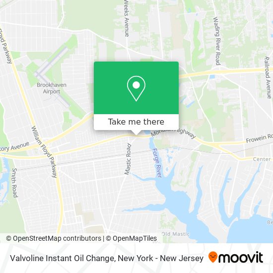 Valvoline Instant Oil Change map