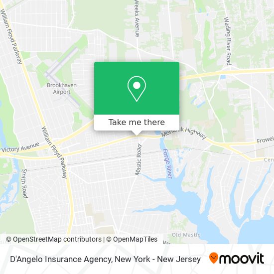D'Angelo Insurance Agency map