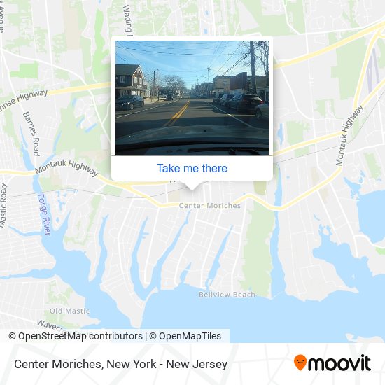 Center Moriches map