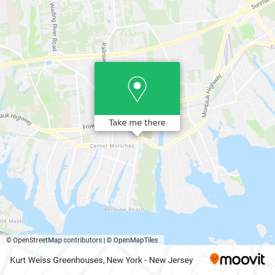 Mapa de Kurt Weiss Greenhouses