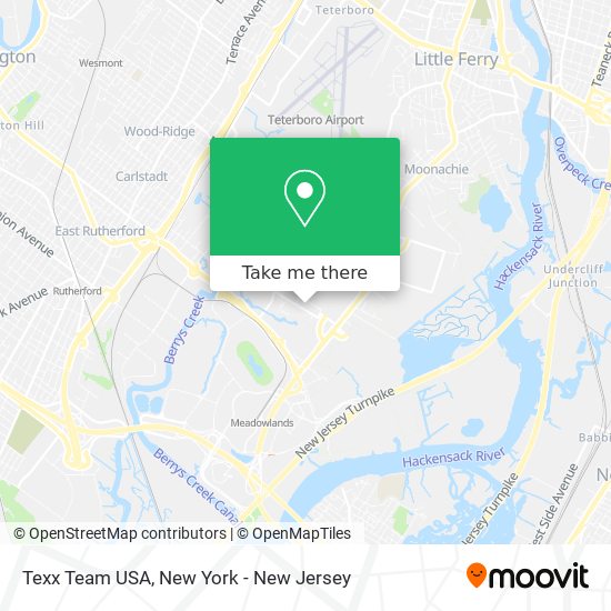 Texx Team USA map