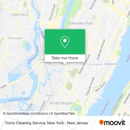 Mapa de Tom's Cleaning Service