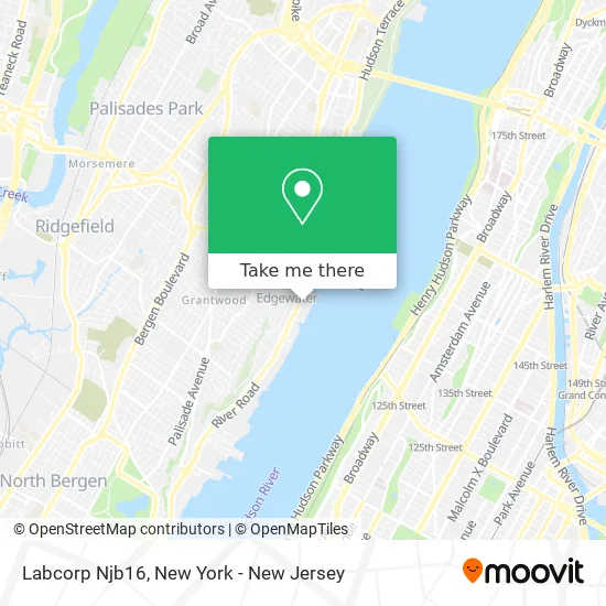 Mapa de Labcorp Njb16