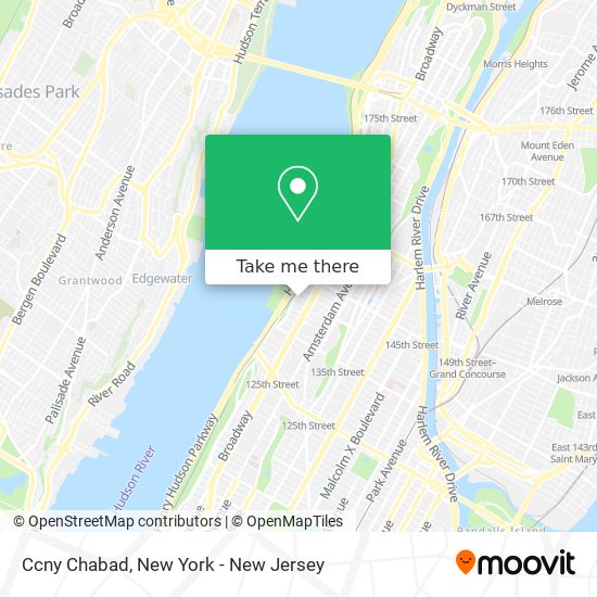 Mapa de Ccny Chabad