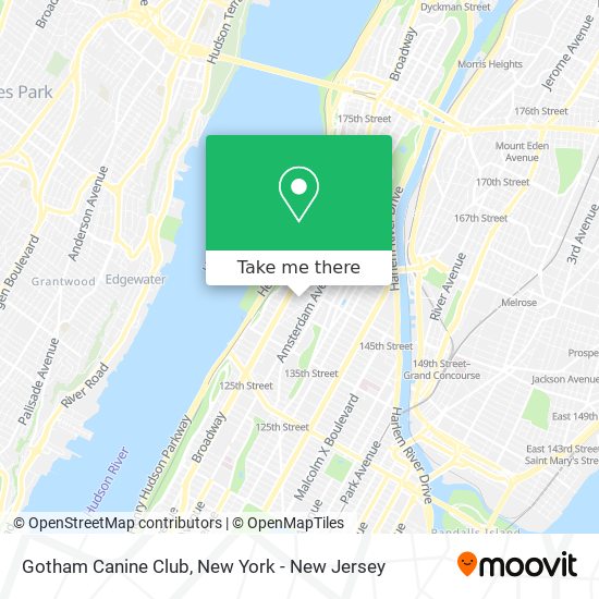 Gotham Canine Club map