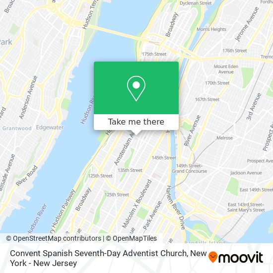 Mapa de Convent Spanish Seventh-Day Adventist Church