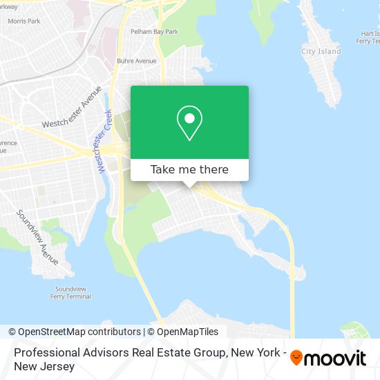 Professional Advisors Real Estate Group map