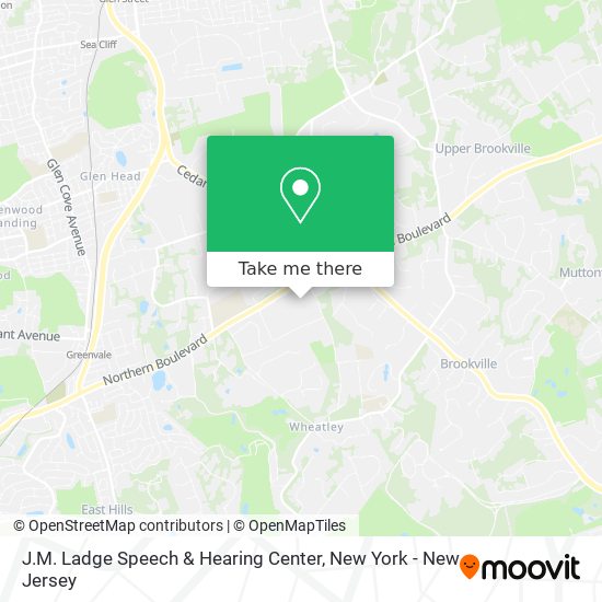 Mapa de J.M. Ladge Speech & Hearing Center