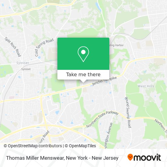 Mapa de Thomas Miller Menswear