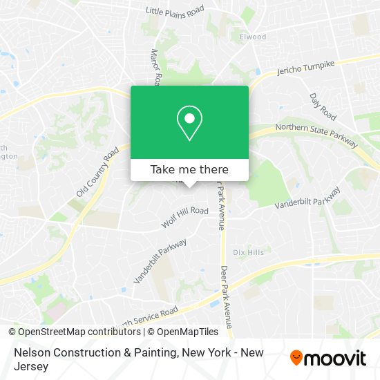 Mapa de Nelson Construction & Painting