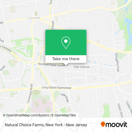 Natural Choice Farms map