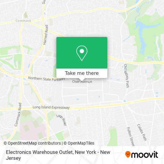 Mapa de Electronics Warehouse Outlet