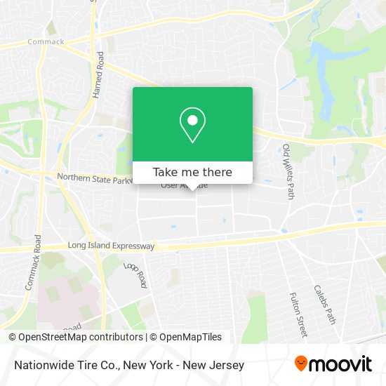 Nationwide Tire Co. map