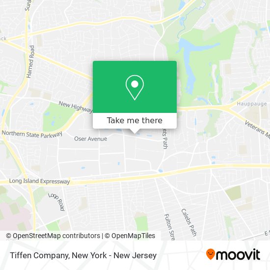 Tiffen Company map