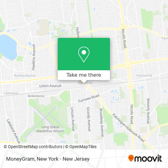 MoneyGram map