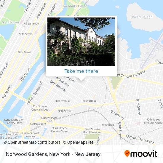 Norwood Gardens map