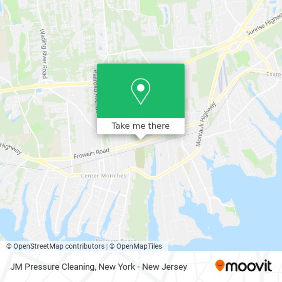 JM Pressure Cleaning map