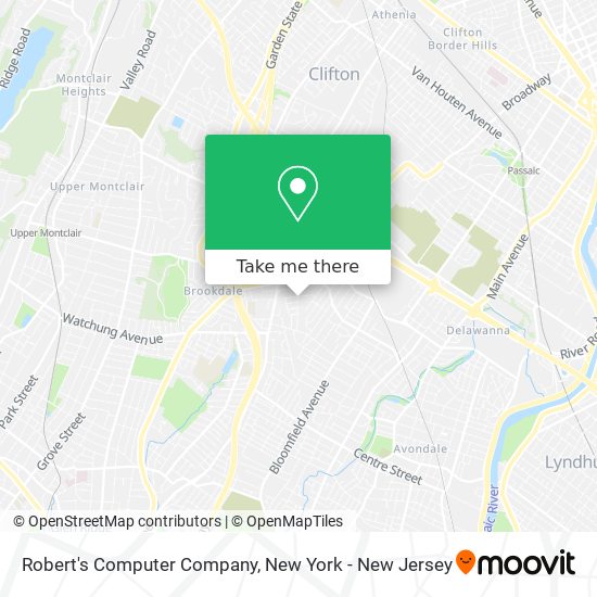 Mapa de Robert's Computer Company