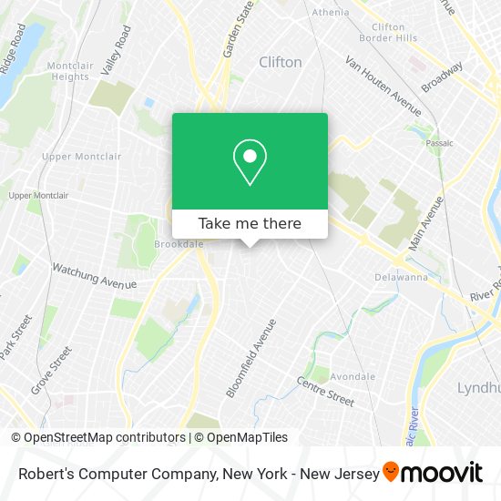 Robert's Computer Company map