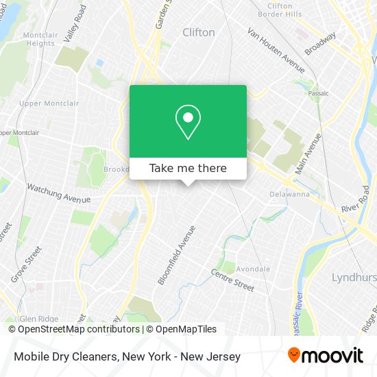Mobile Dry Cleaners map