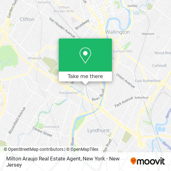 Milton Araujo Real Estate Agent map