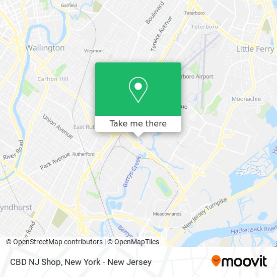 Mapa de CBD NJ Shop