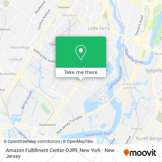 Amazon Fulfillment Center-DJR9 map