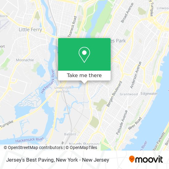 Mapa de Jersey's Best Paving