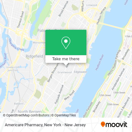 Americare Pharmacy map