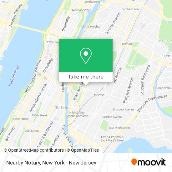 Nearby Notary map