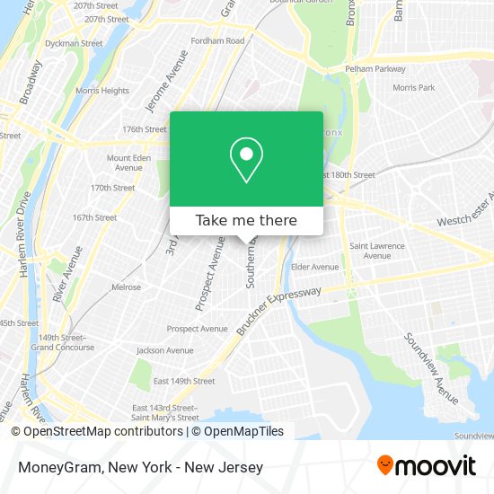 MoneyGram map