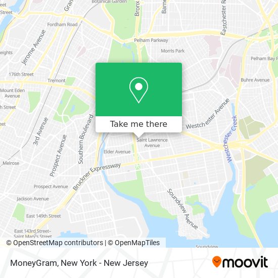 MoneyGram map