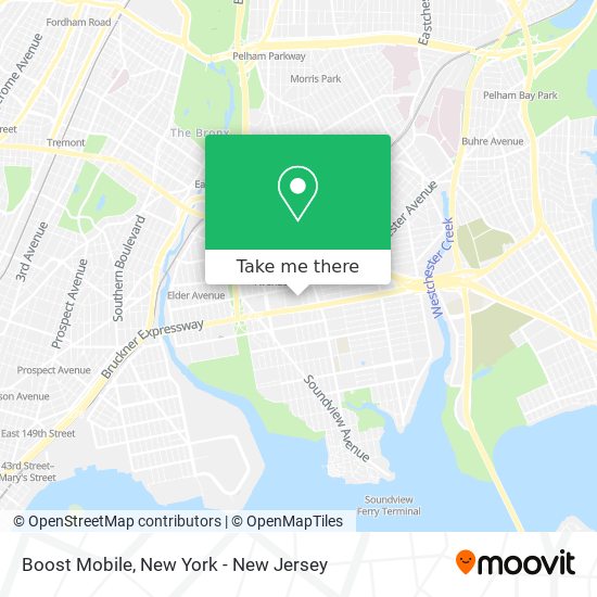 Boost Mobile map