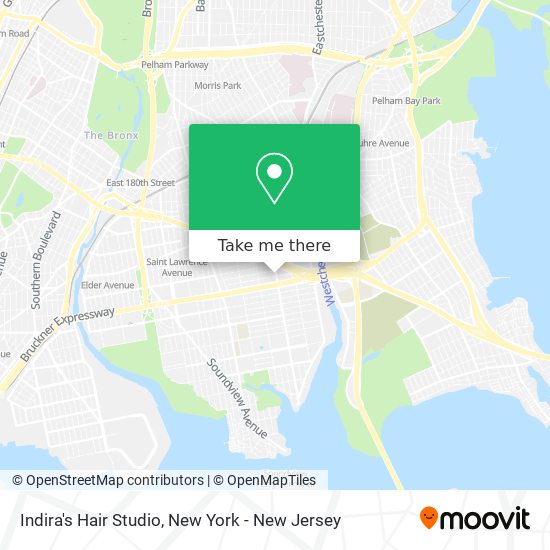 Indira's Hair Studio map