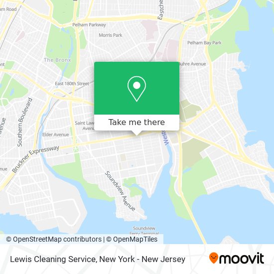 Lewis Cleaning Service map