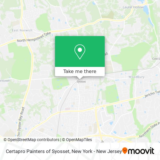 Certapro Painters of Syosset map