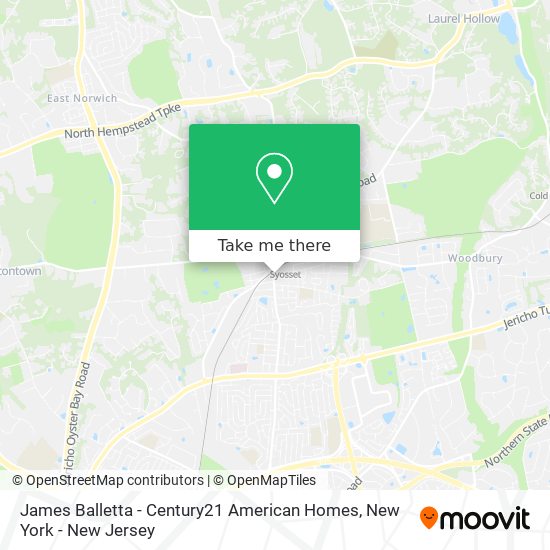 James Balletta - Century21 American Homes map