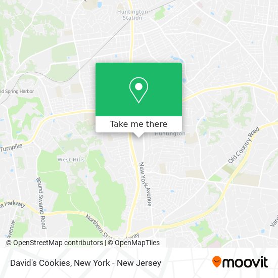 David's Cookies map