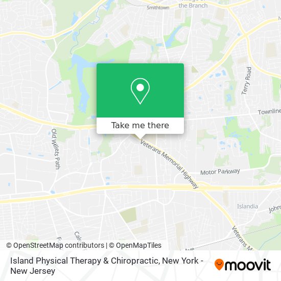 Island Physical Therapy & Chiropractic map