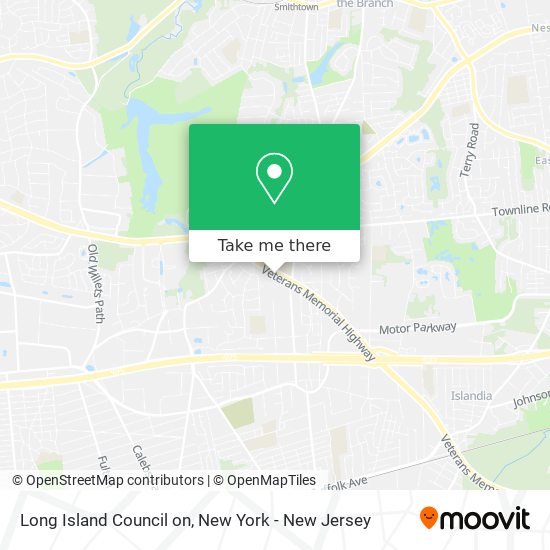 Mapa de Long Island Council on